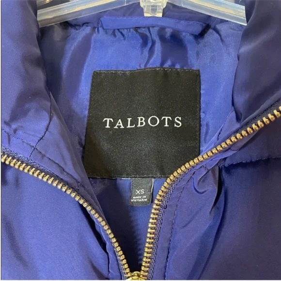 Like NEW! Talbots Down Puffer Quilted Vest. XS. - Picture 2 of 7